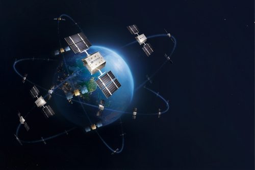 Geely satellites orbiting the Earth
